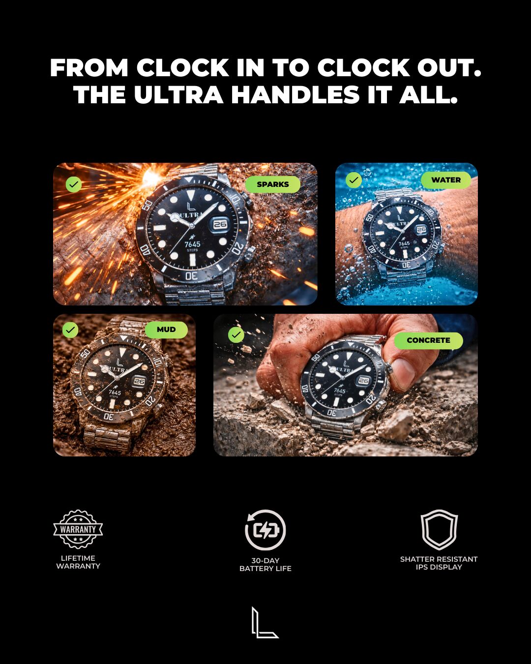 Luxium Ultra Smartwatch - Ultimate Pack