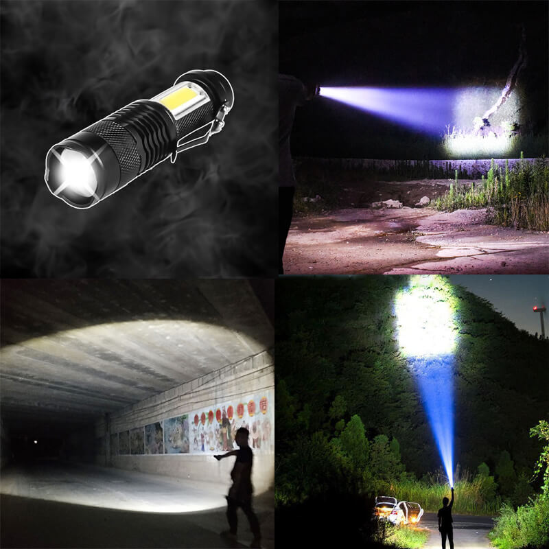 Luxium Tactical LED Torch Flashlight