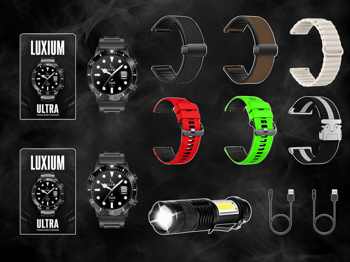 Luxium Ultra Smartwatch - Ultimate Pack